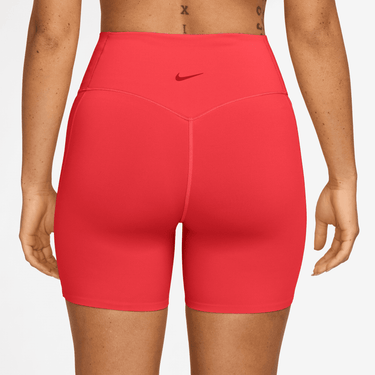 NIKE UNIVERSA WOMEN'S HIGH-WAISTED 5" BIKER SHORTS WITH NO FRONT SEAM