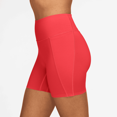 NIKE UNIVERSA WOMEN'S HIGH-WAISTED 5" BIKER SHORTS WITH NO FRONT SEAM