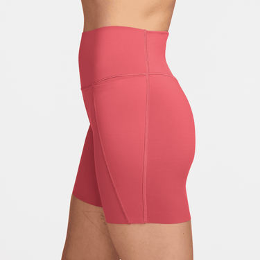 NIKE UNIVERSA WOMEN'S HIGH-WAISTED 5" BIKER SHORTS WITH NO FRONT SEAM