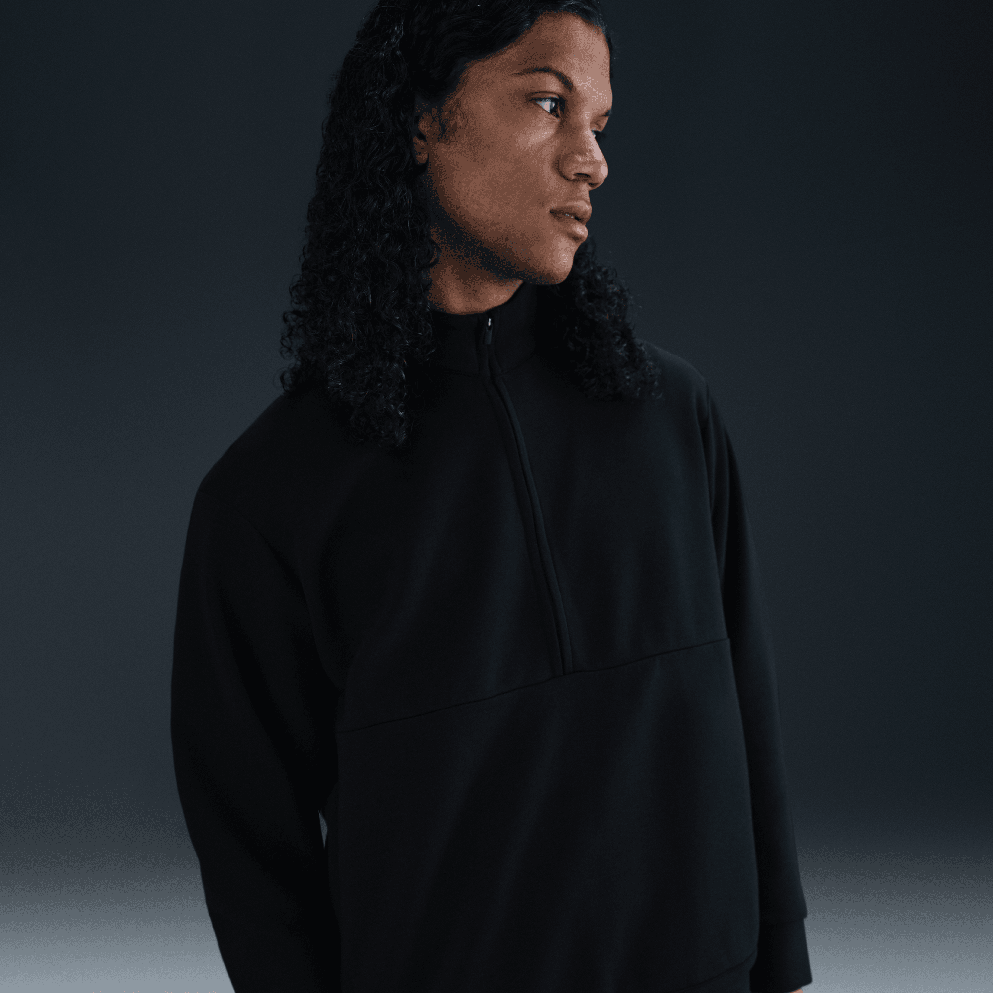 NIKE 24.7 IMPOSSIBLYSOFT MEN'S DRI-FIT 1/2-ZIP TOP