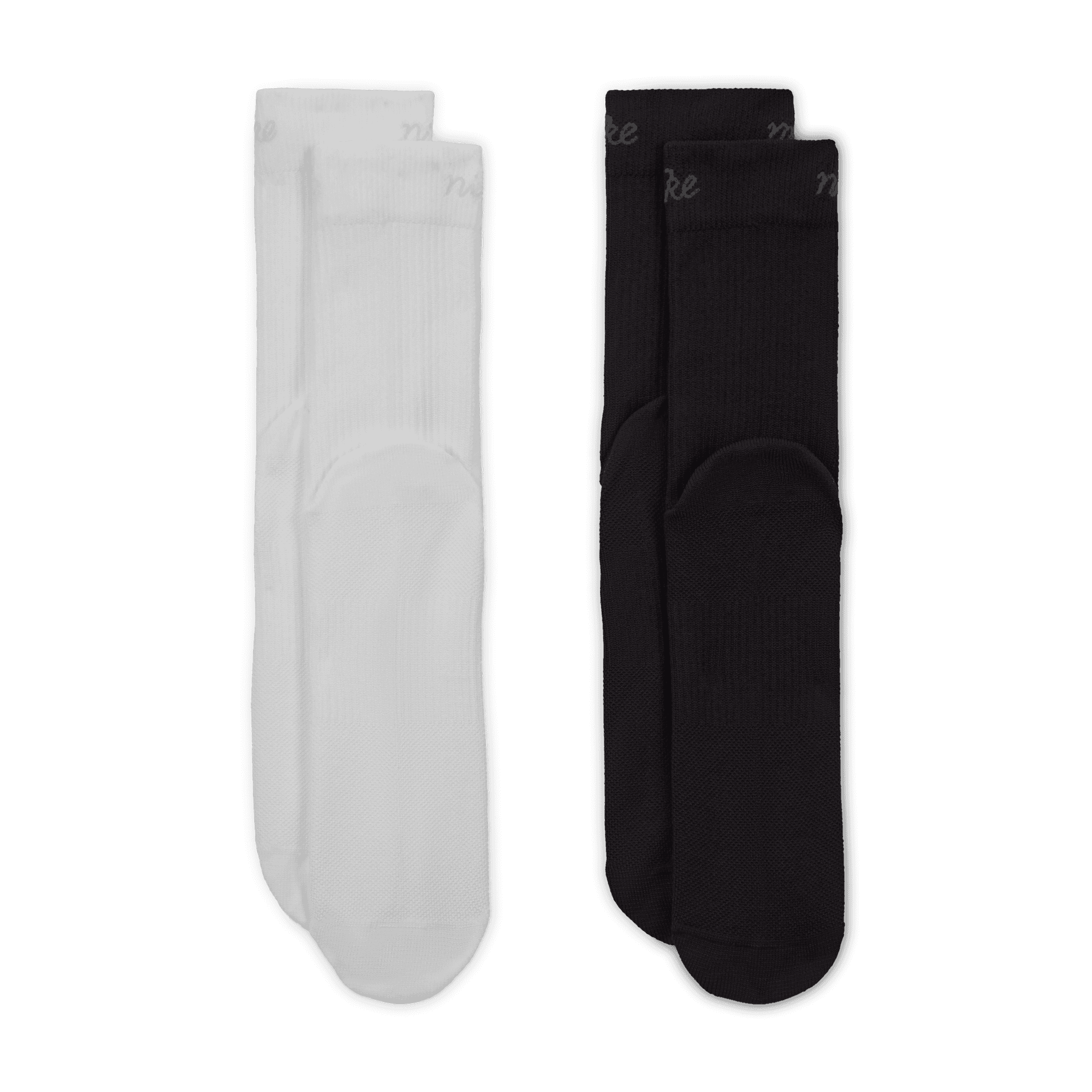 NIKE EVERYDAY PLUS WOMEN'S LIGHTWEIGHT CREW SOCKS (2-PAIR)