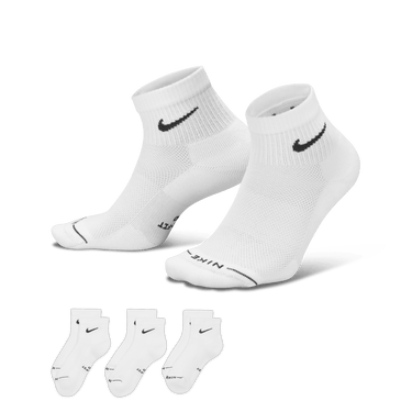 NIKE EVERYDAY ELEVATED ANKLE SOCKS (3 PAIRS)