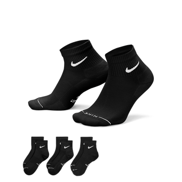 NIKE EVERYDAY ELEVATED ANKLE SOCKS (3 PAIRS)