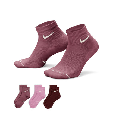 NIKE EVERYDAY ELEVATED ANKLE SOCKS (3 PAIRS)