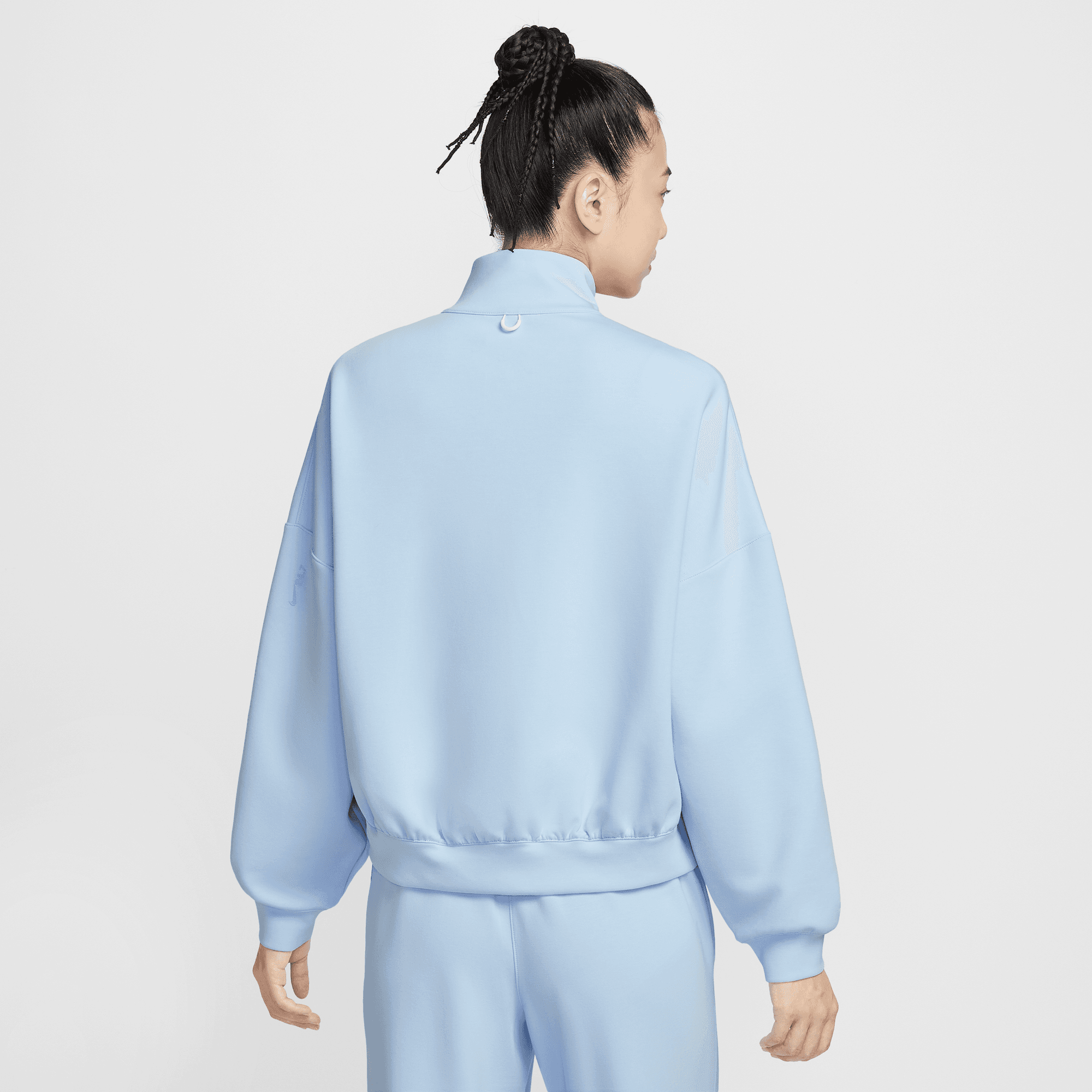 NIKE 24.7 IMPOSSIBLYSOFT WOMEN'S DRI-FIT OVERSIZED 1/2-ZIP TOP