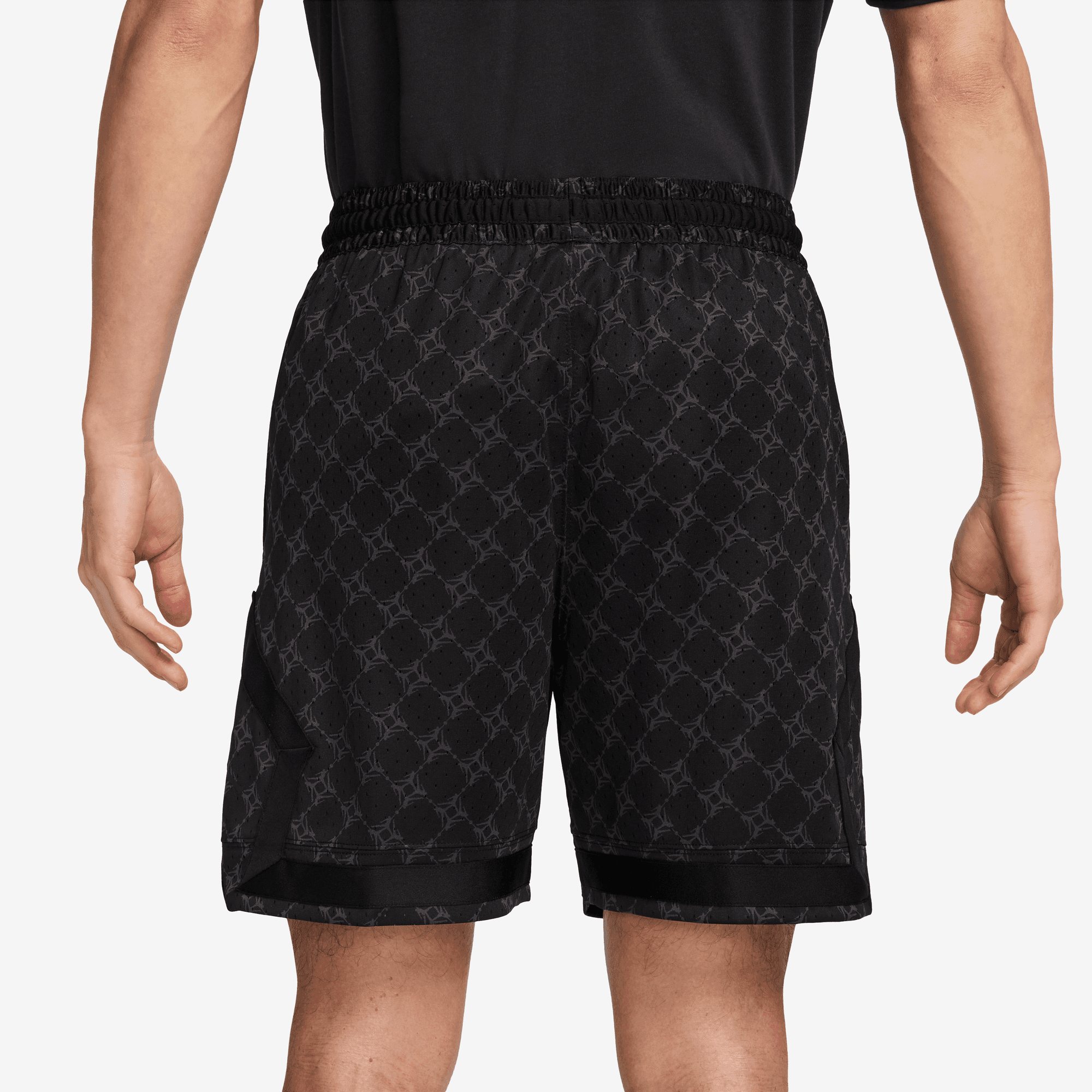 JORDAN SPORT MEN'S DRI-FIT PRINTED DIAMOND SHORTS