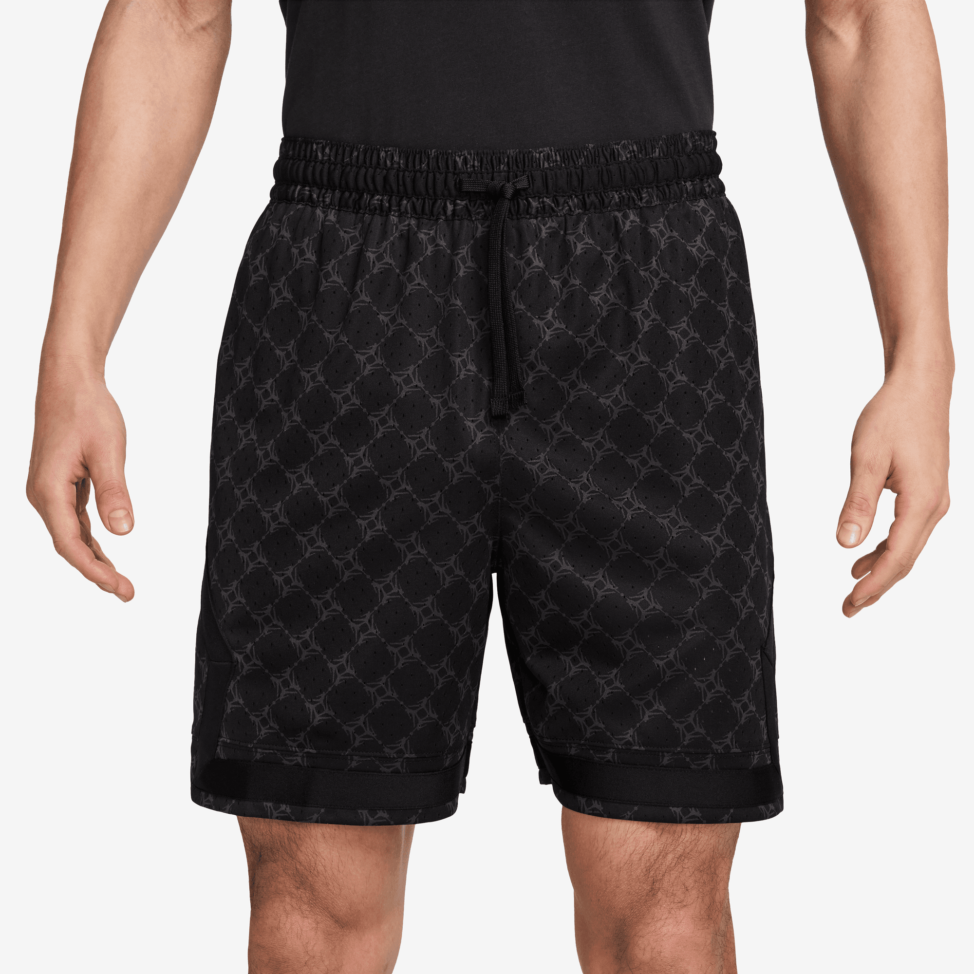 JORDAN SPORT MEN'S DRI-FIT PRINTED DIAMOND SHORTS