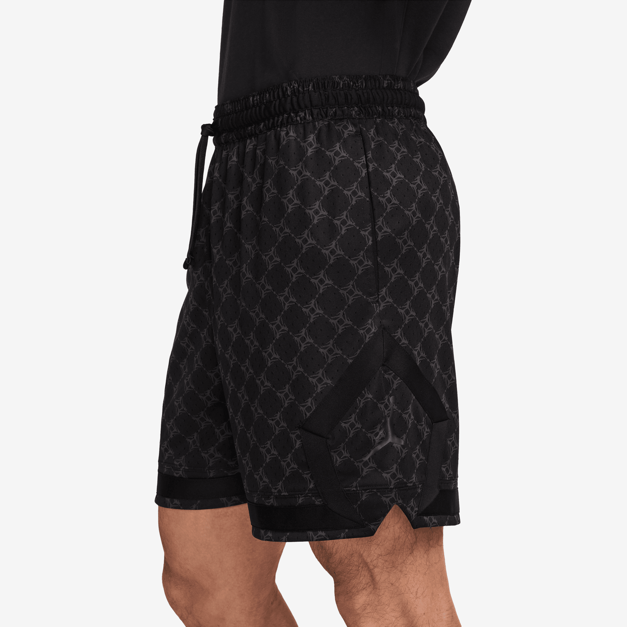 JORDAN SPORT MEN'S DRI-FIT PRINTED DIAMOND SHORTS