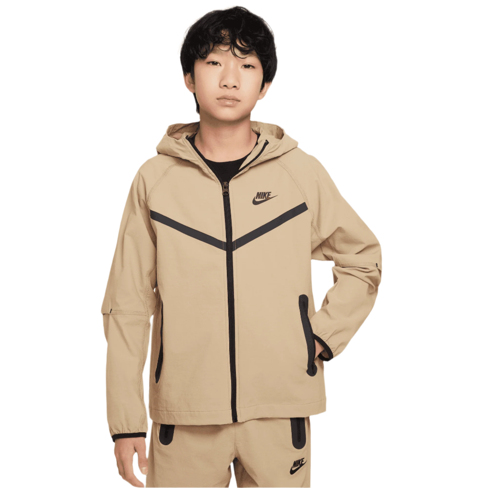 NIKE TECH BIG KIDS' (BOYS') WOVEN JACKET