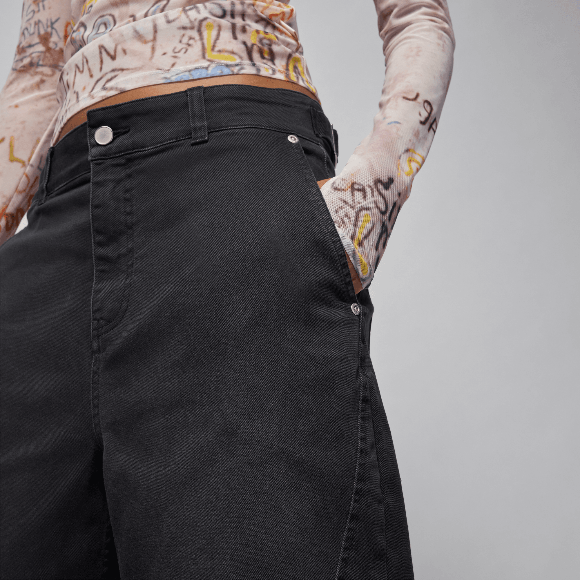 JORDAN FLIGHT WOMEN'S '91 WIDE-LEG BAGGY PANTS
