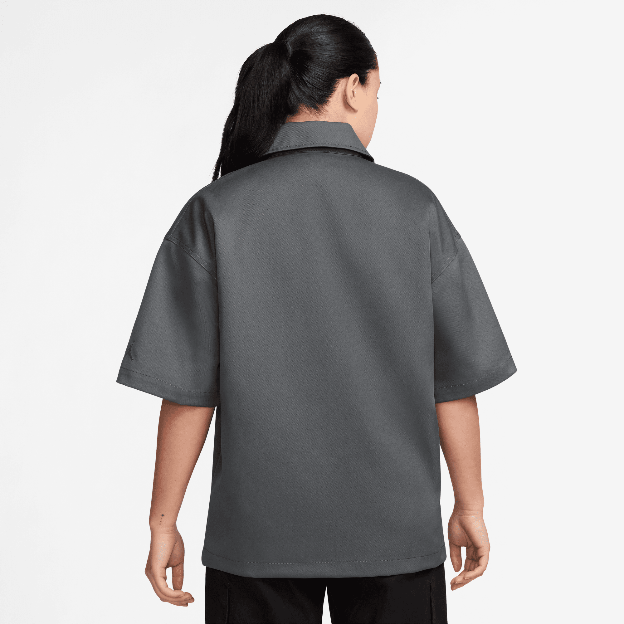 JORDAN FLIGHT WOMEN'S WOVEN SHORT-SLEEVE TOP