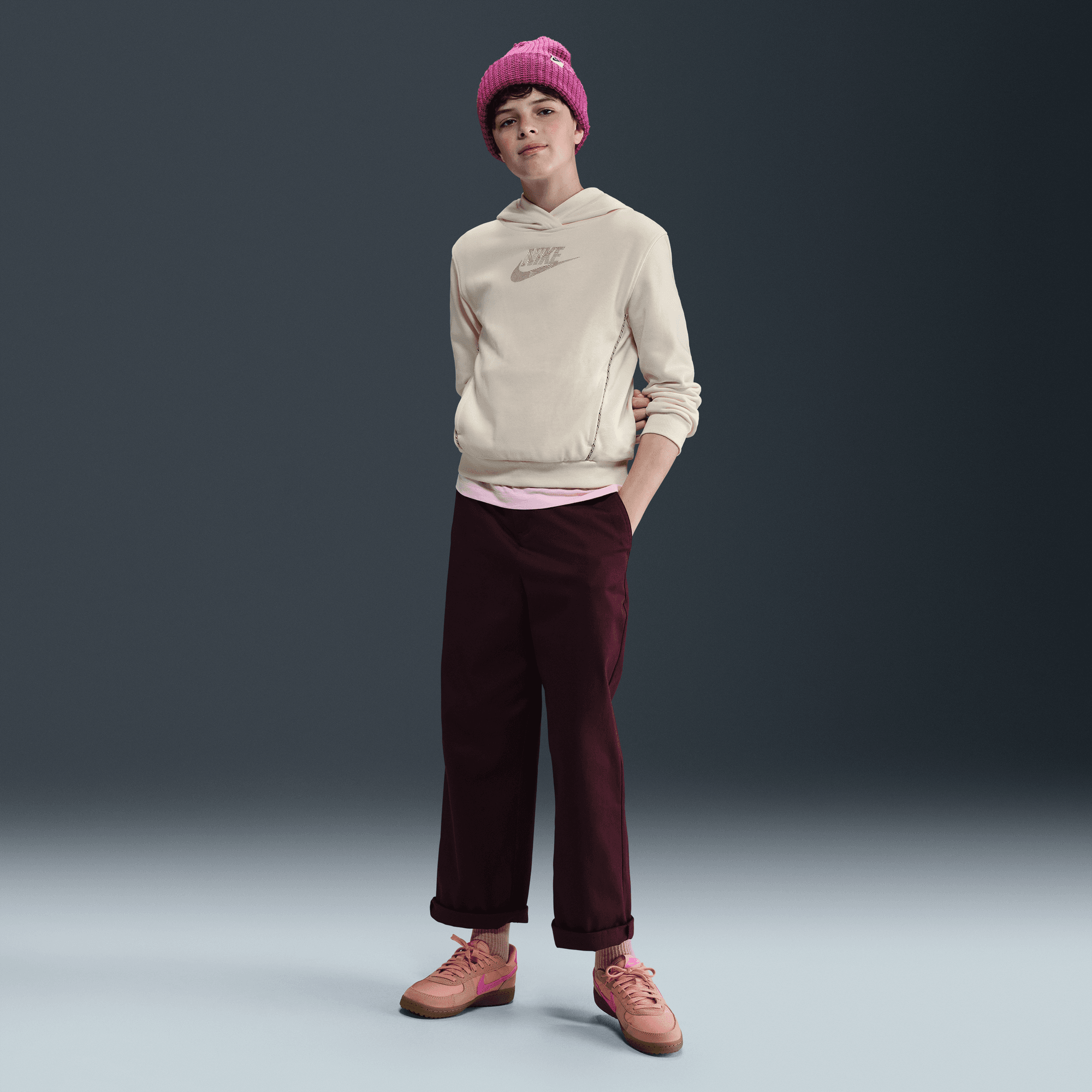 NIKE SPORTSWEAR CLUB BIG KIDS' FRENCH TERRY HOODIE