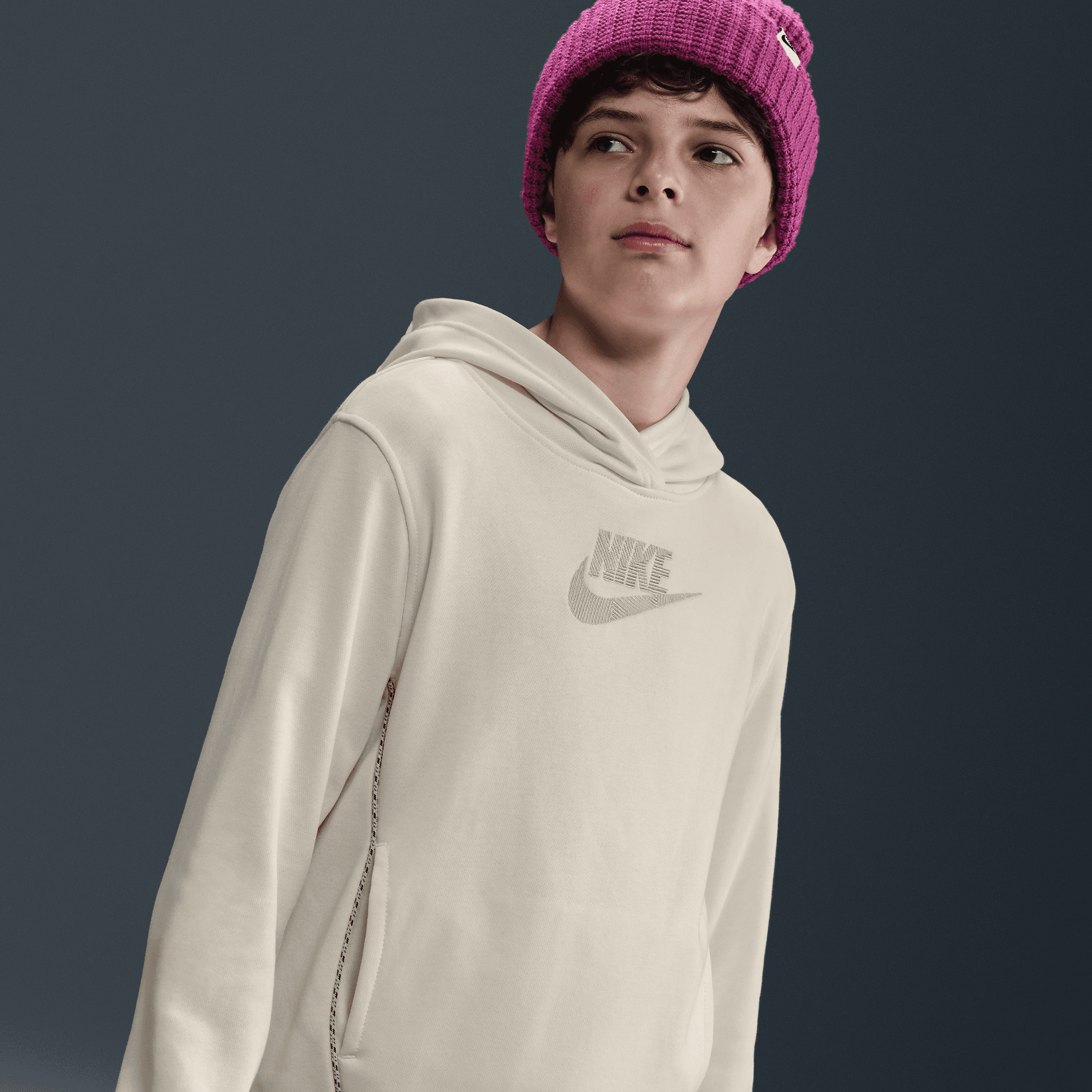 NIKE SPORTSWEAR CLUB BIG KIDS' FRENCH TERRY HOODIE