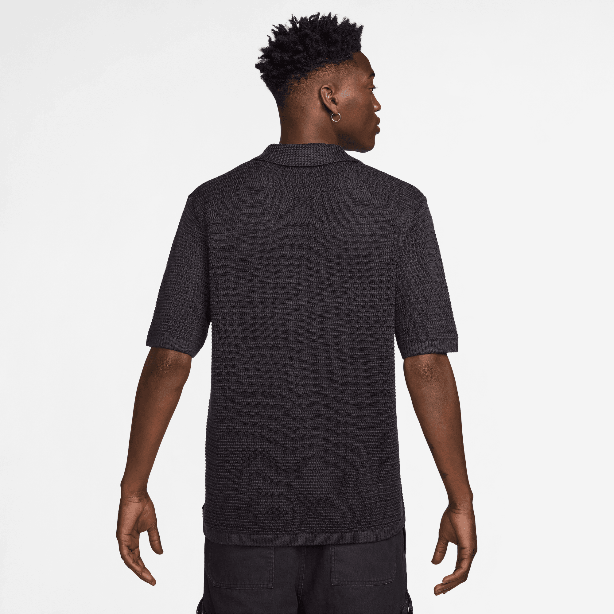 AIR JORDAN MEN'S KNIT SHORT-SLEEVE TOP
