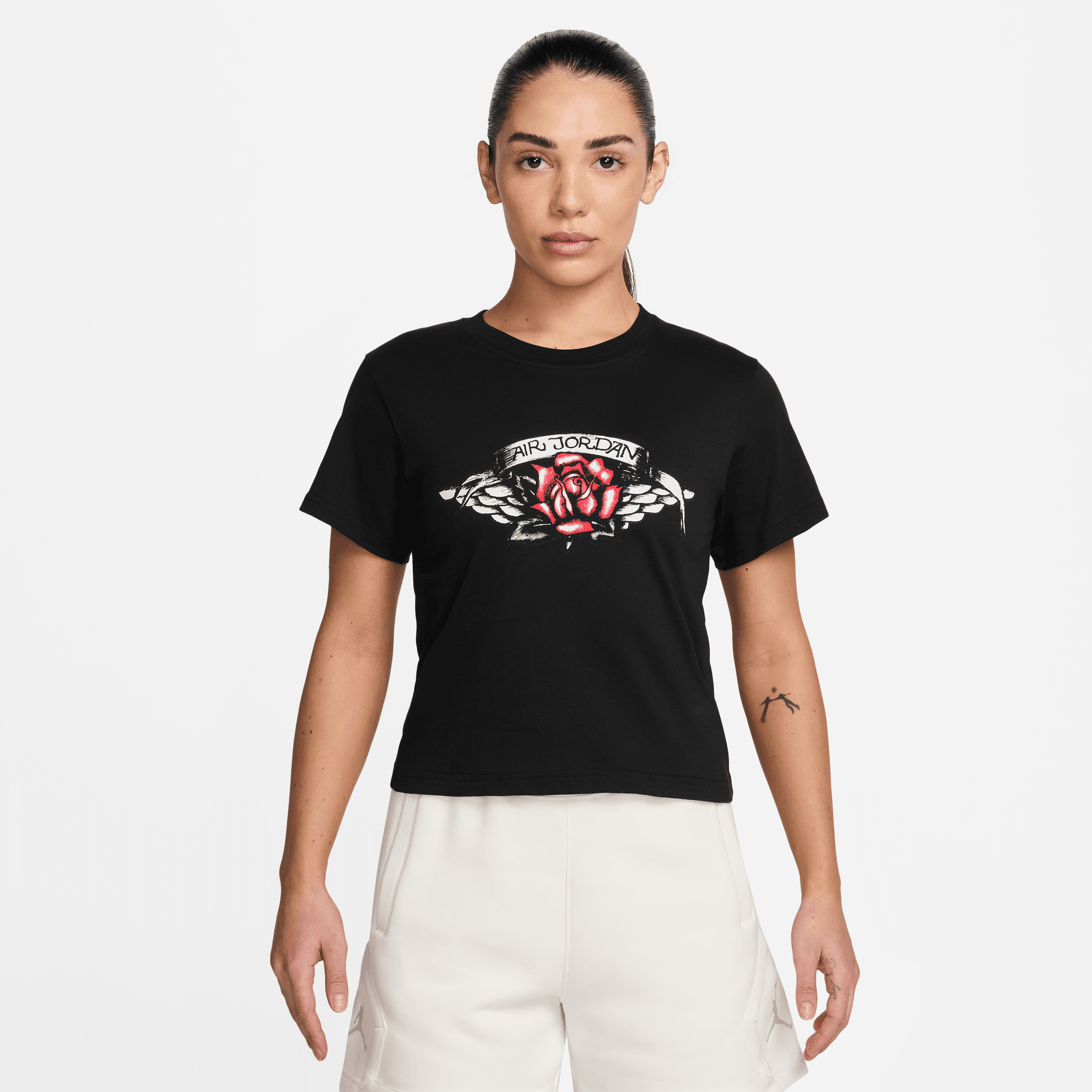 JORDAN FLIGHT WOMEN'S SLIM-FIT GRAPHIC T-SHIRT