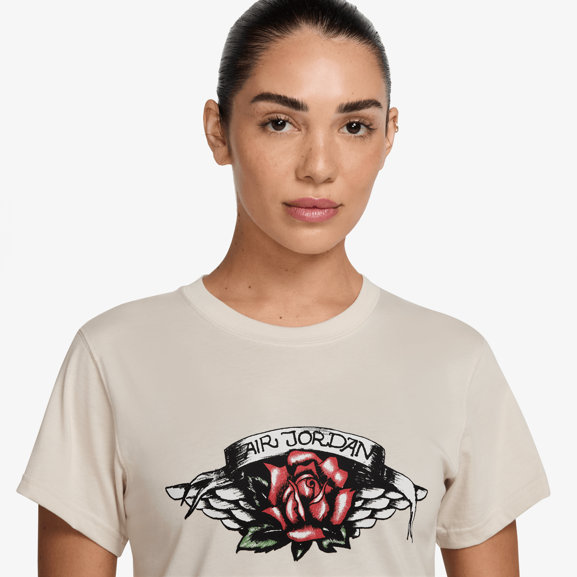 JORDAN FLIGHT WOMEN'S SLIM-FIT GRAPHIC T-SHIRT