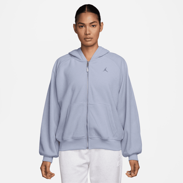 AS JORDAN WOMEN'S FLT FLEECE FULL ZIP SESSION HOODIE