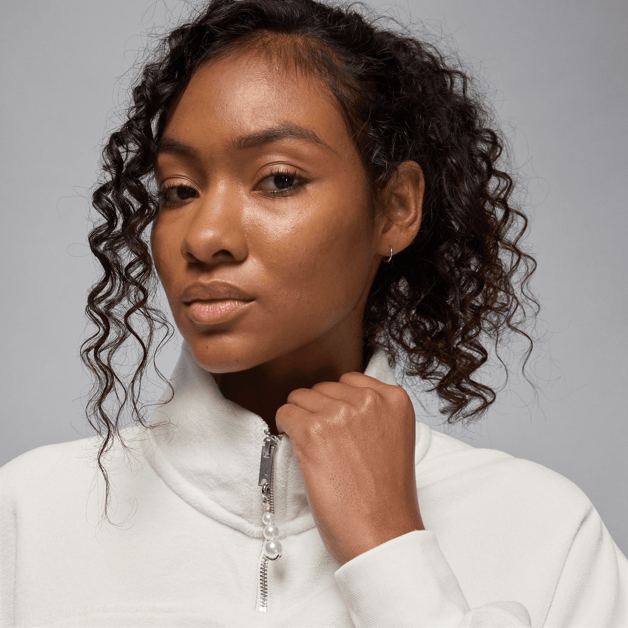 JORDAN FLIGHT FLEECE WOMEN'S QUARTER-ZIP TOP