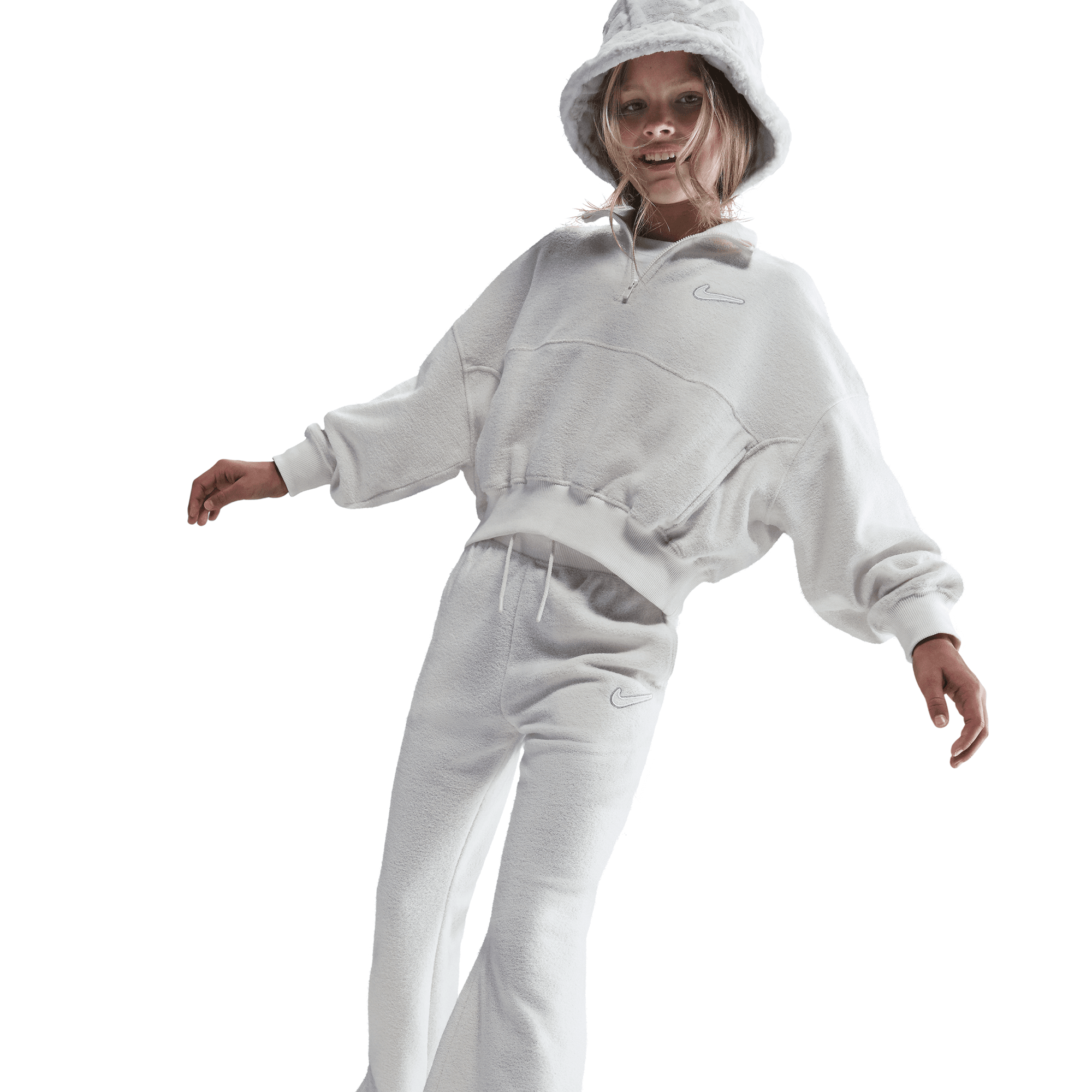 NIKE LFS BIG KIDS' (GIRLS') FLEECE PANTS