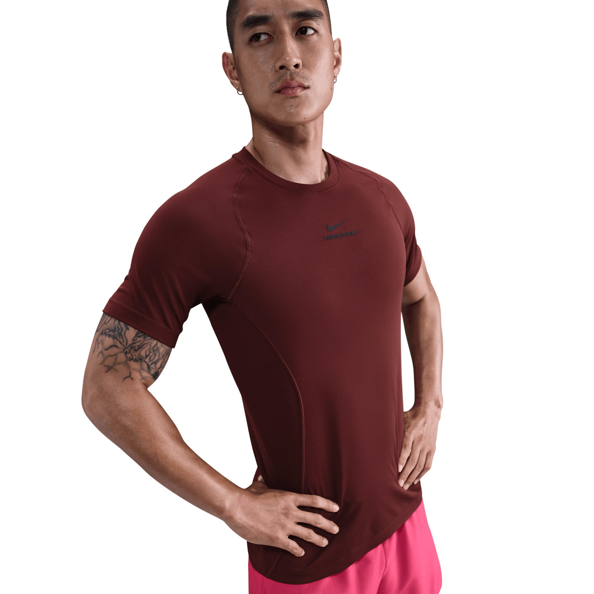 NIKE PRO TRAINING MEN'S DRI-FIT SHORT-SLEEVE TOP