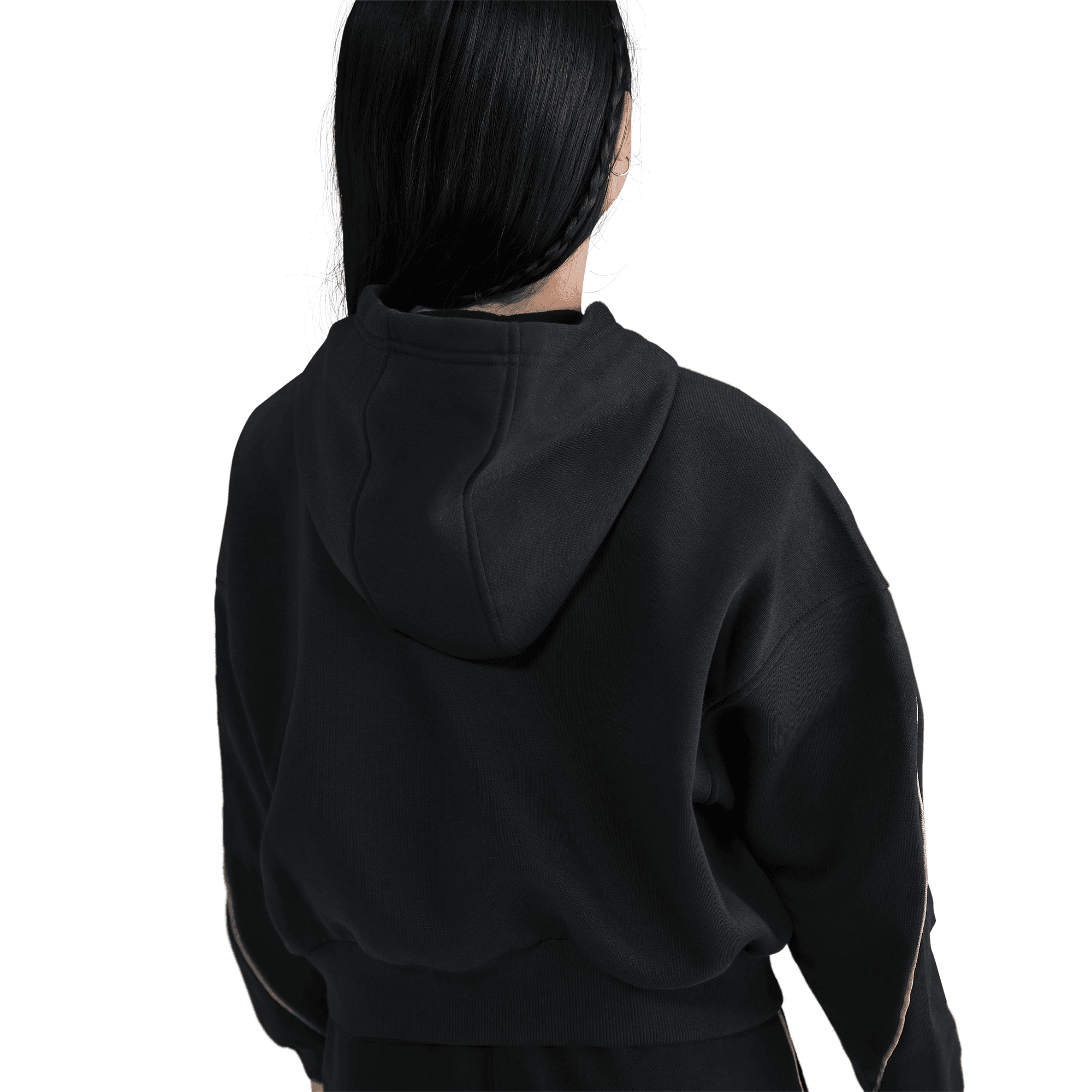 NIKE LFS CLUB FLEECE BIG KIDS' (GIRLS') BOXY HOODIE