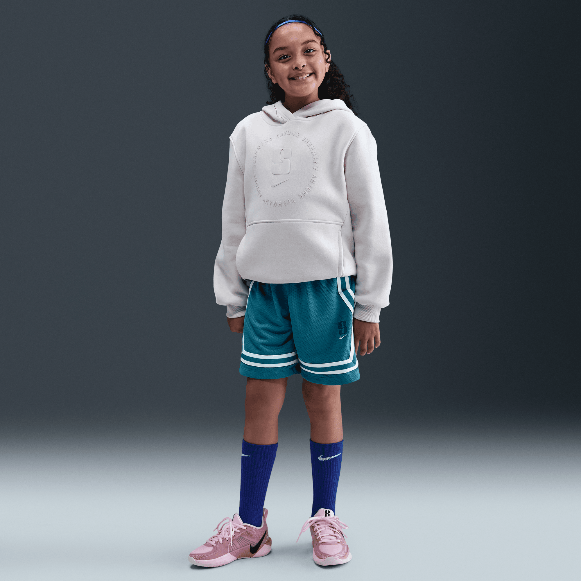 SABRINA CROSSOVER BIG KIDS' DRI-FIT BASKETBALL SHORTS