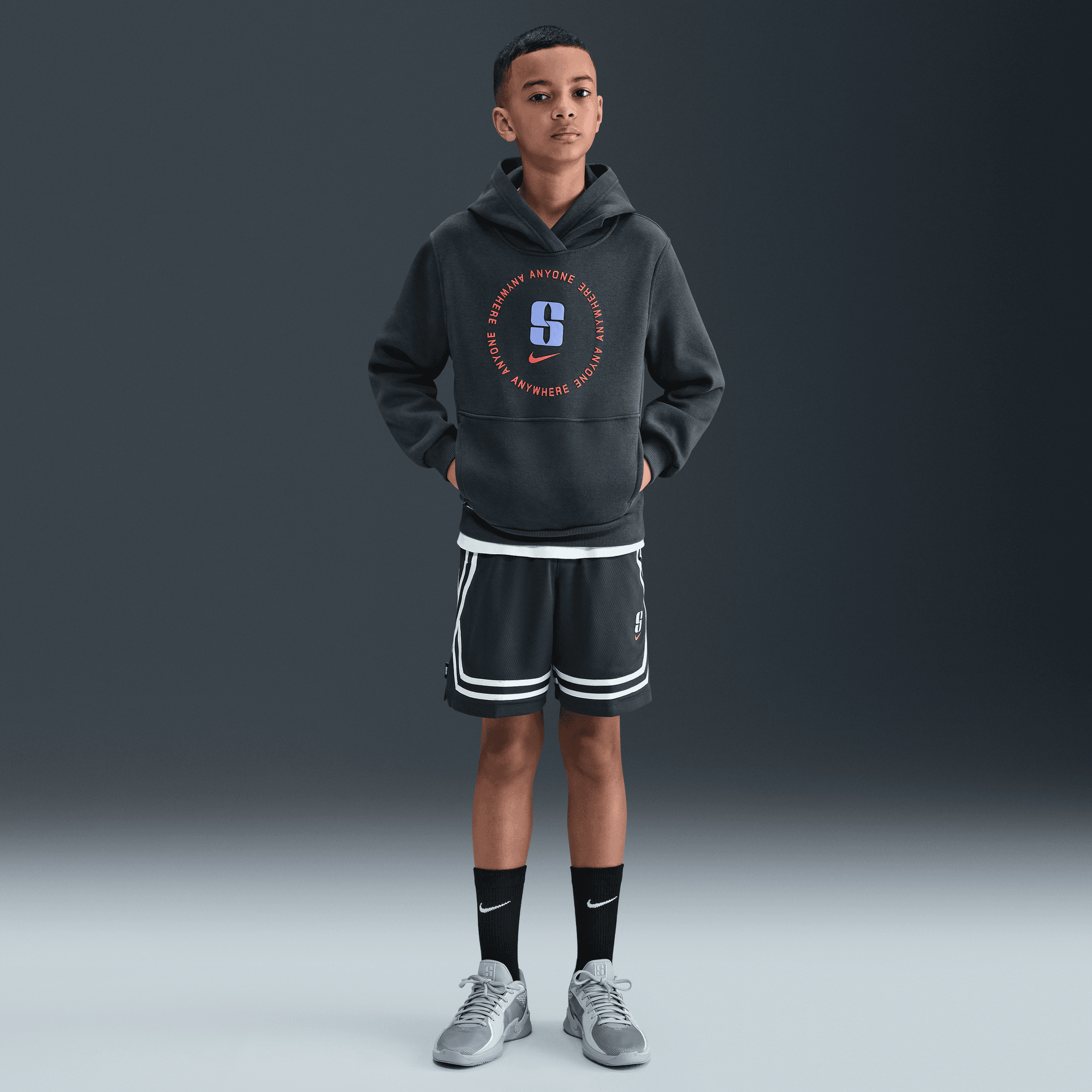 SABRINA CLUB FLEECE BIG KIDS' BASKETBALL HOODIE
