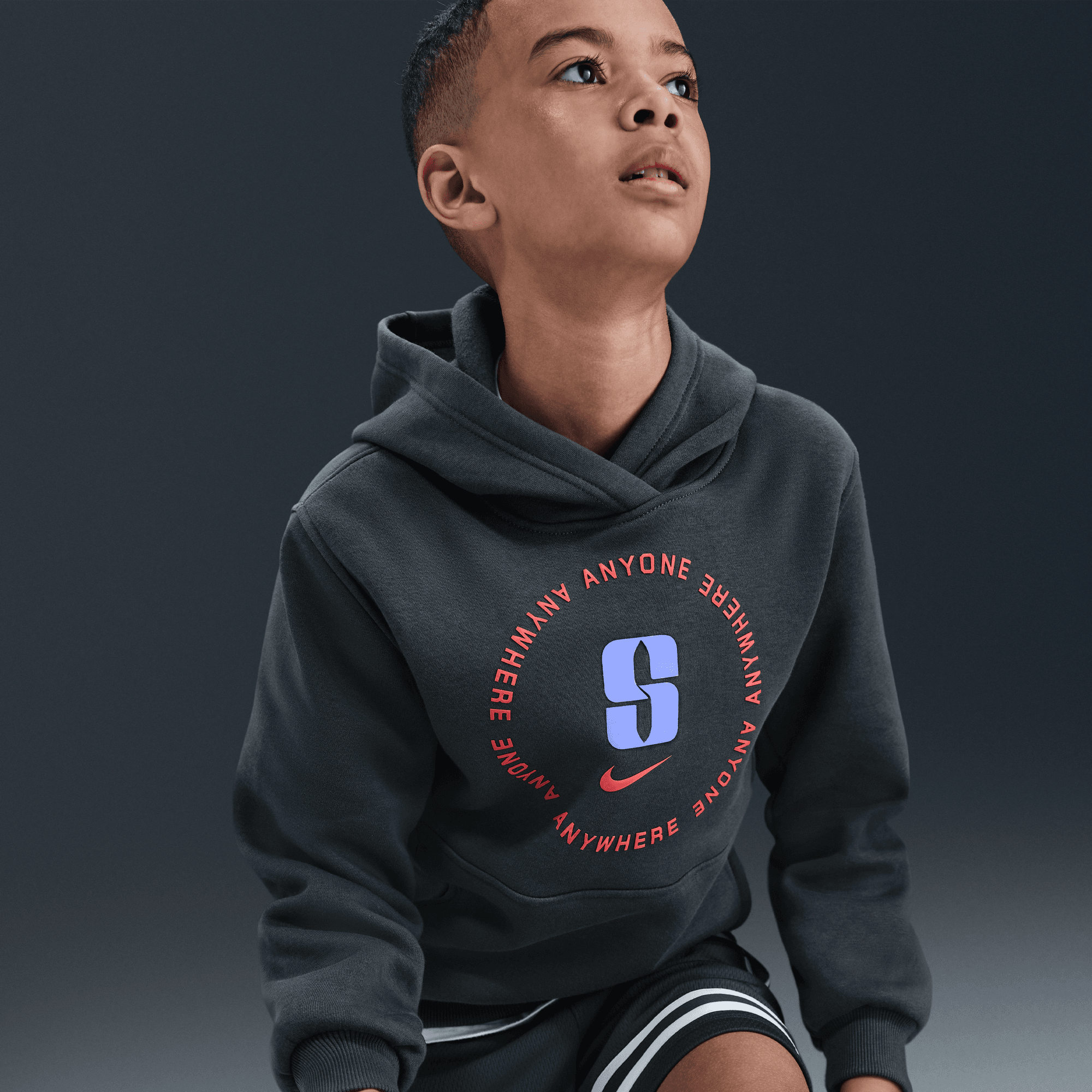 SABRINA CLUB FLEECE BIG KIDS' BASKETBALL HOODIE
