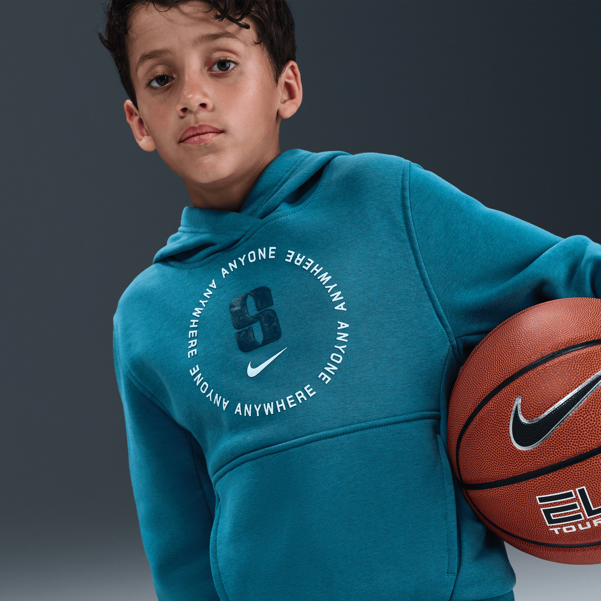 SABRINA CLUB FLEECE BIG KIDS' BASKETBALL HOODIE