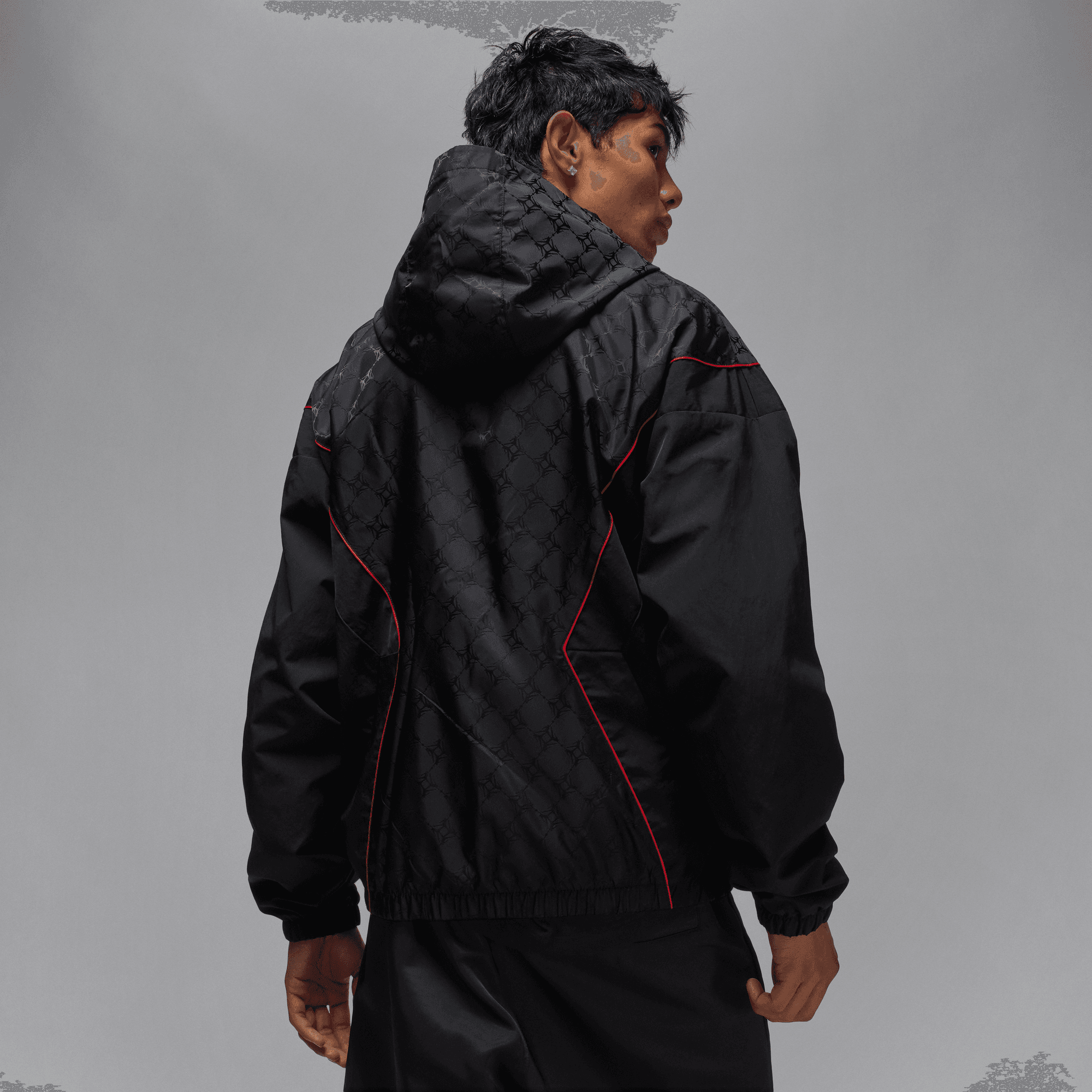 JORDAN BROOKLYN MEN'S PRINTED DRAFT JACKET