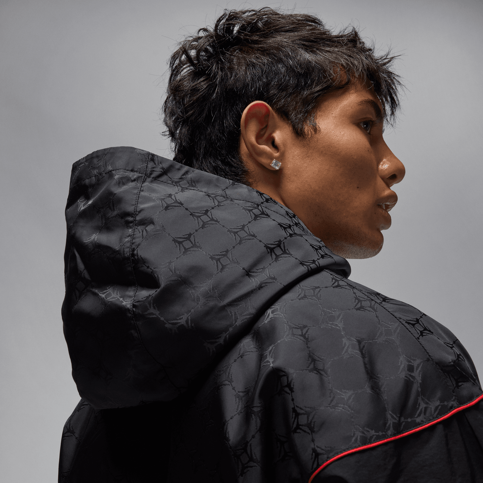 JORDAN BROOKLYN MEN'S PRINTED DRAFT JACKET