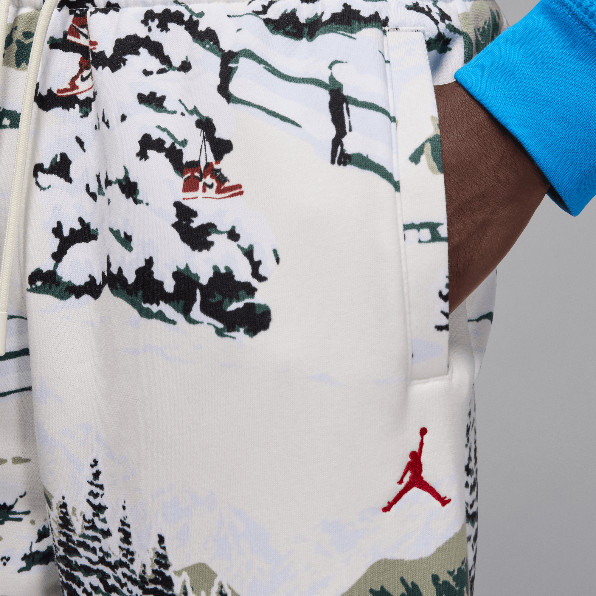 JORDAN MEN'S BRK HOLIDAY PANTS AOP