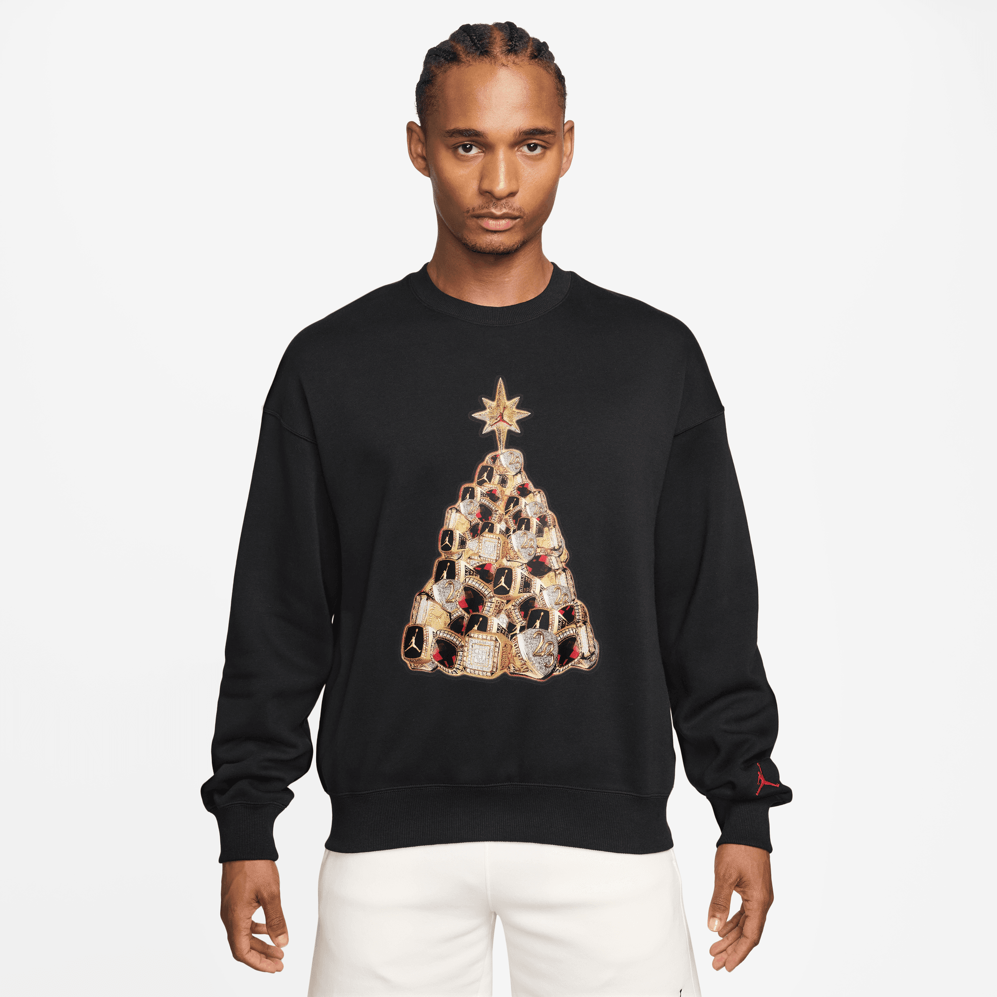 M J BRK HOLIDAY FLEECE CREW
