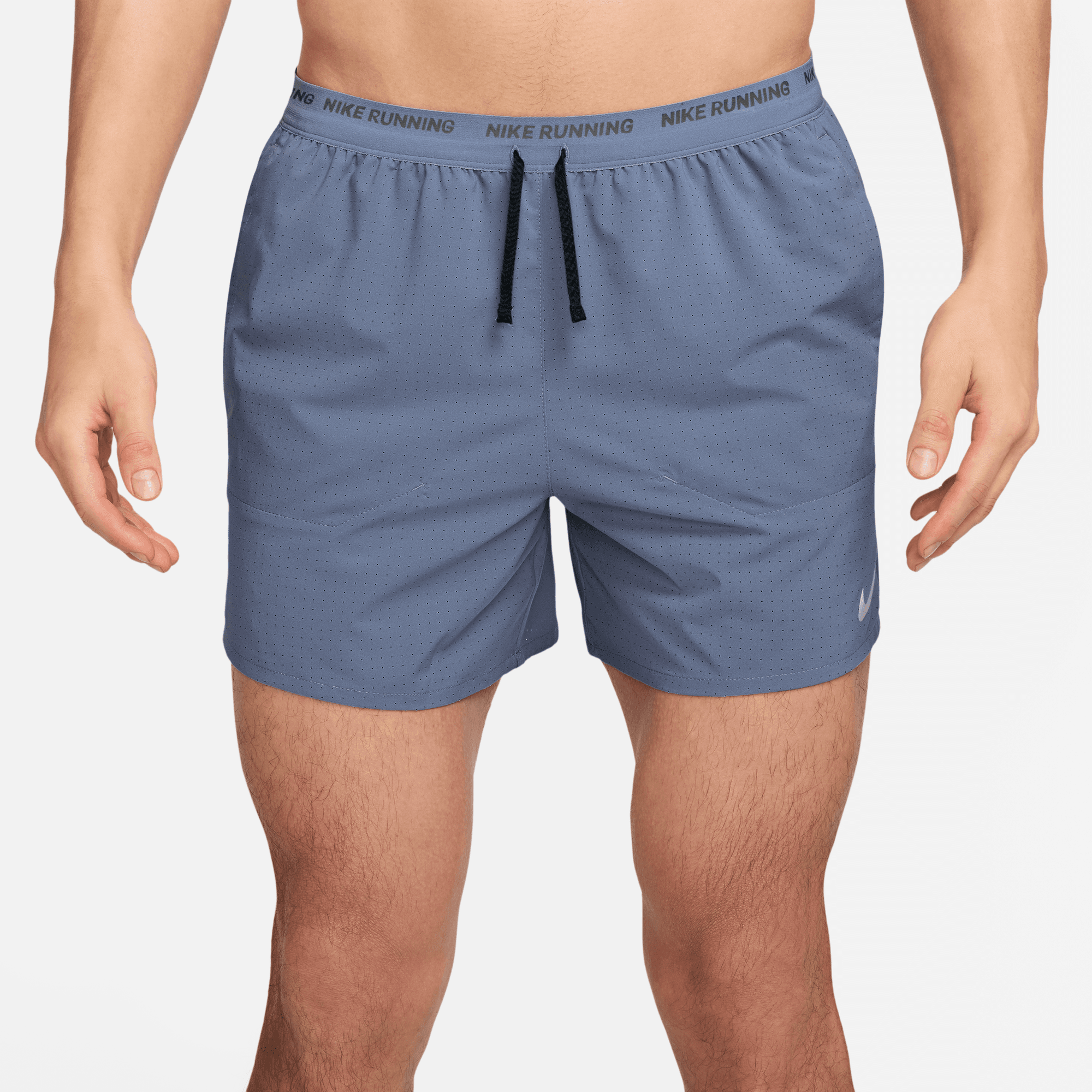 NIKE STRIDE MEN'S DRI-FIT 5" BRIEF-LINED PERFORATED RUNNING SHORTS