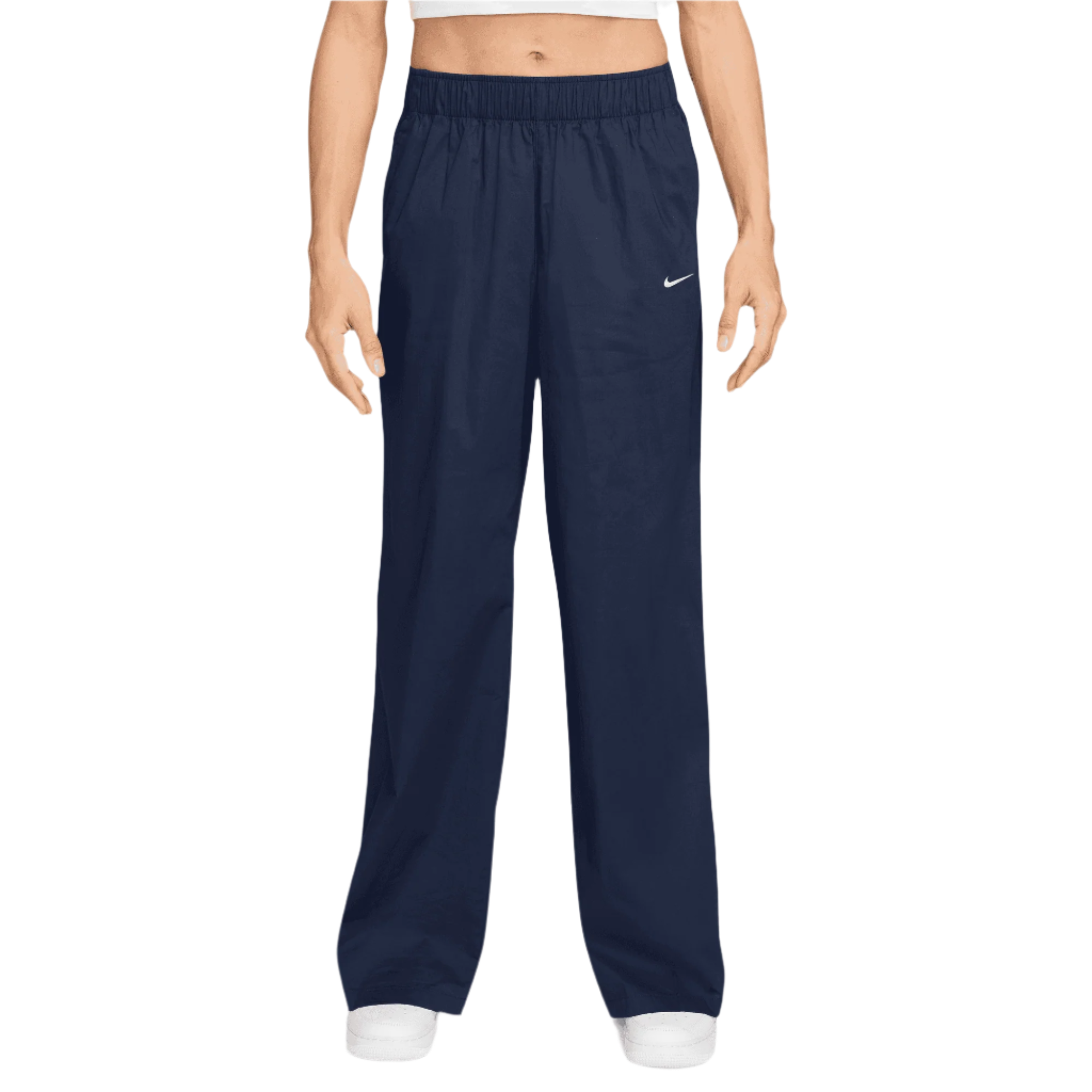NIKE SPORTSWEAR CHILL POPLIN WOMEN'S HIGH-WAISTED LOOSE OPEN-HEM PANTS