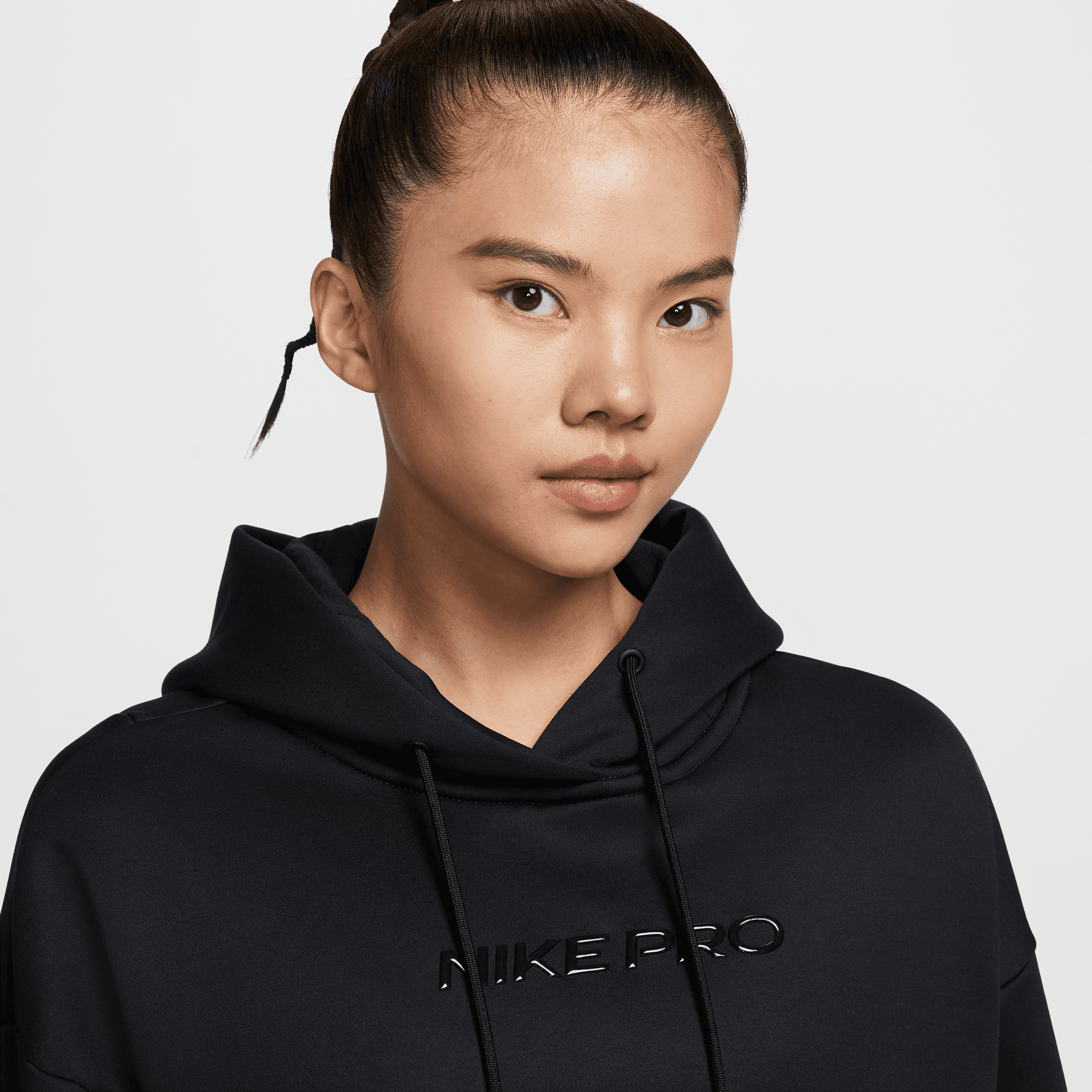 NIKE PRO WOMEN'S THERMA-FIT FLEECE HOODIE