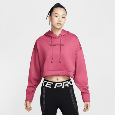 NIKE PRO WOMEN'S THERMA-FIT FLEECE HOODIE