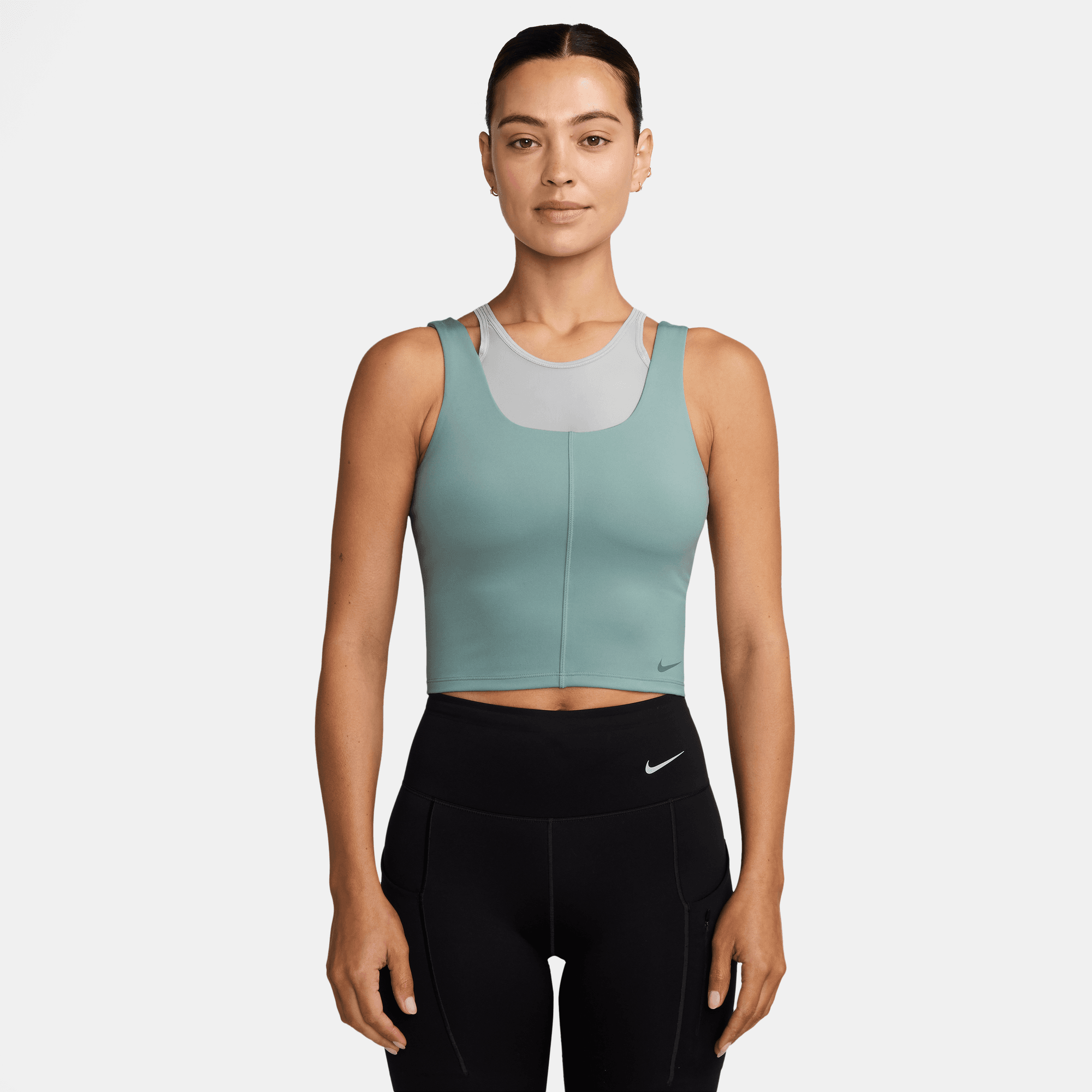 NIKE ONE FITTED WOMEN'S DRI-FIT CROPPED TANK TOP