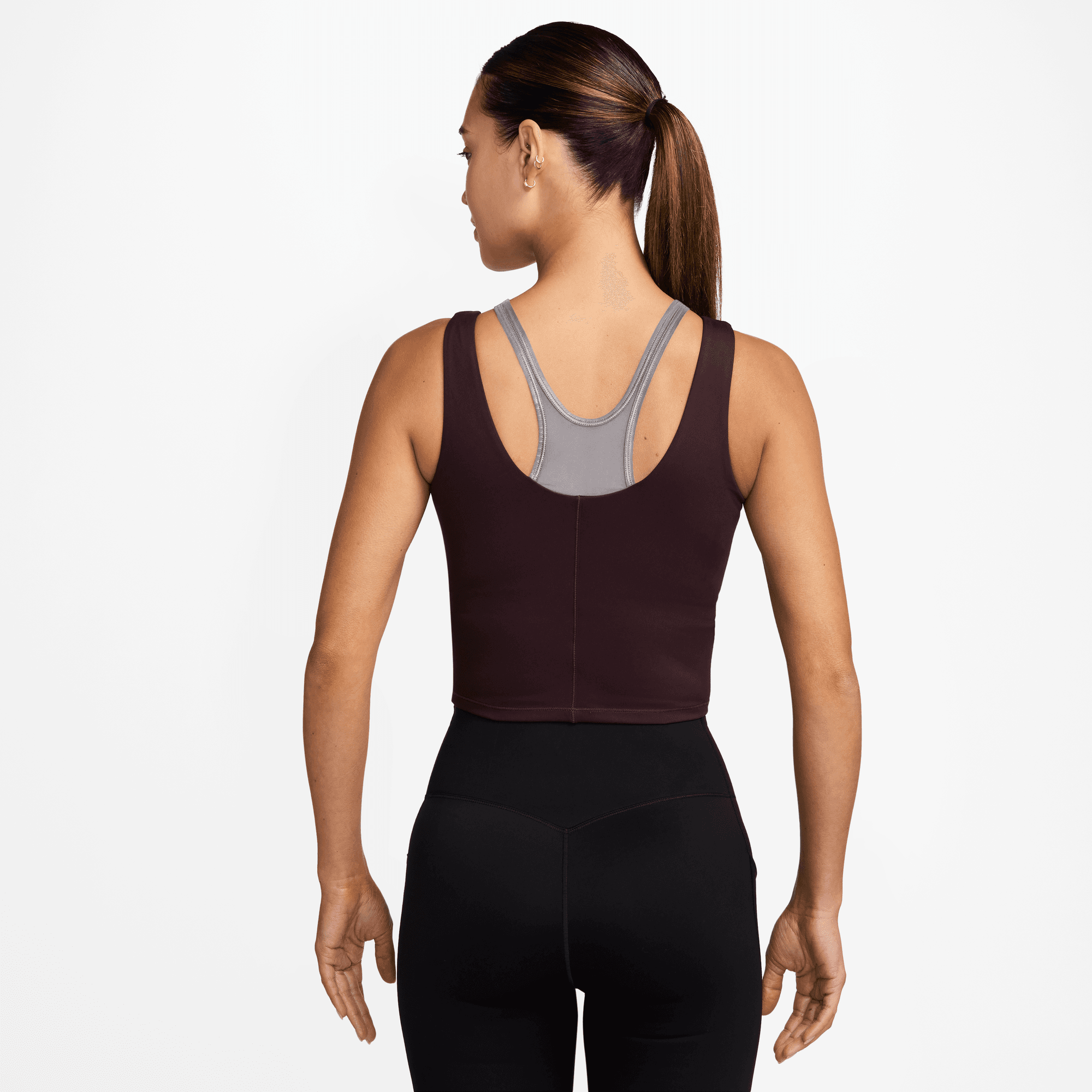 NIKE ONE FITTED WOMEN'S DRI-FIT CROPPED TANK TOP