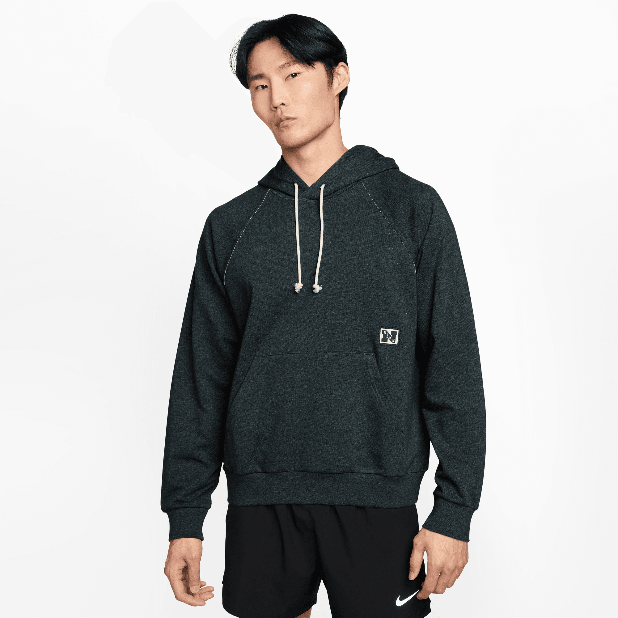 NIKE GYM HERITAGE MEN'S DRI-FIT FLEECE TRAINING TOP