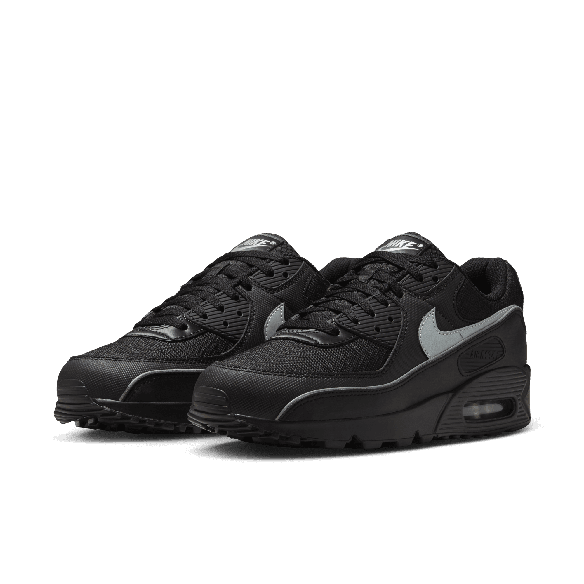 NIKE AIR MAX 90 PREMIUM MEN'S SHOES WITH REFLECTIVE ACCENTS