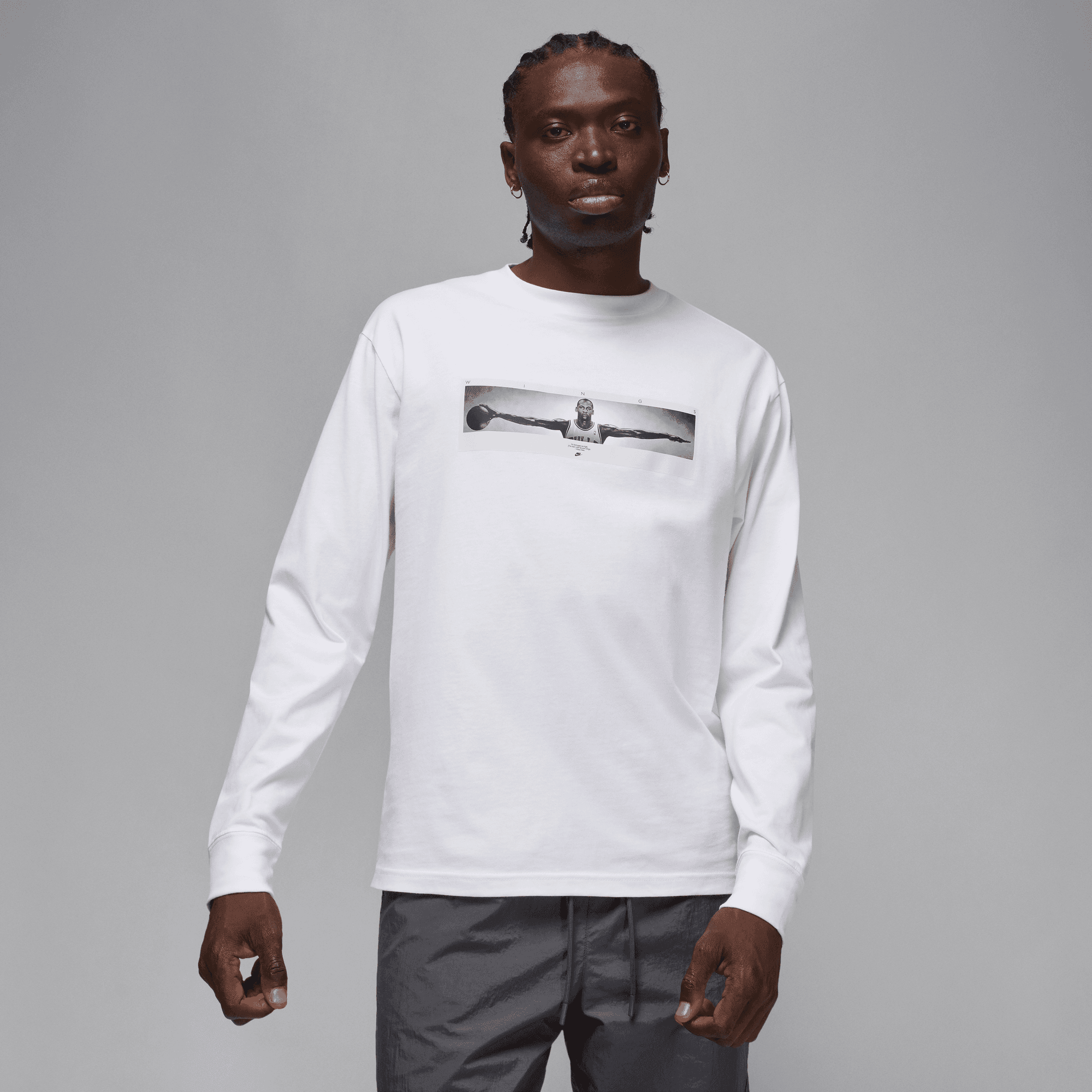 JORDAN MEN'S BRAND PHOTO LONG SLEEVE CREW