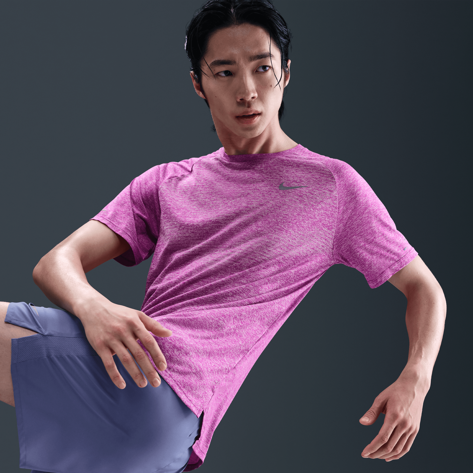 NIKE STRIDE MEN'S DRI-FIT ADV SHORT-SLEEVE RUNNING TOP