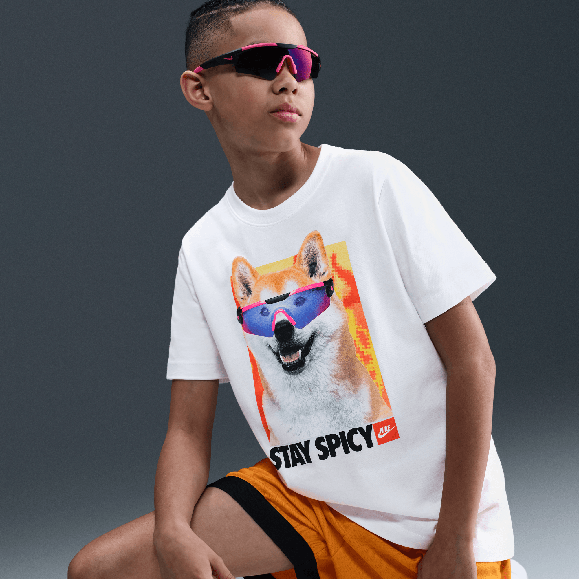 NIKE SPORTSWEAR BIG KID'S T-SHIRT
