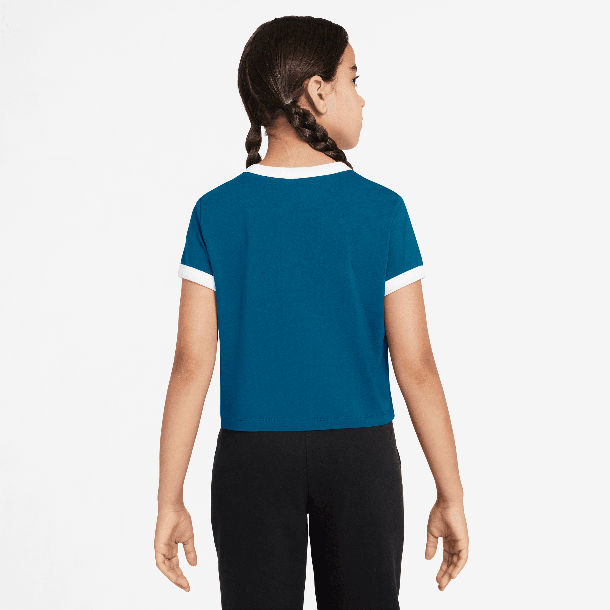 NIKE LFS BIG KIDS' (GIRLS') CROPPED T-SHIRT