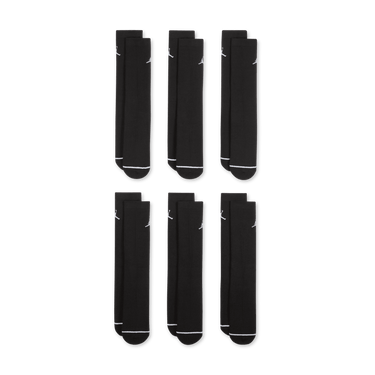 JORDAN EVERYDAY CUSHIONED CREW SOCKS (6 PAIRS)