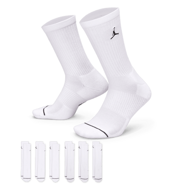JORDAN EVERYDAY CUSHIONED CREW SOCKS (6 PAIRS)