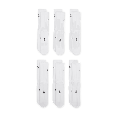 JORDAN EVERYDAY CUSHIONED CREW SOCKS (6 PAIRS)