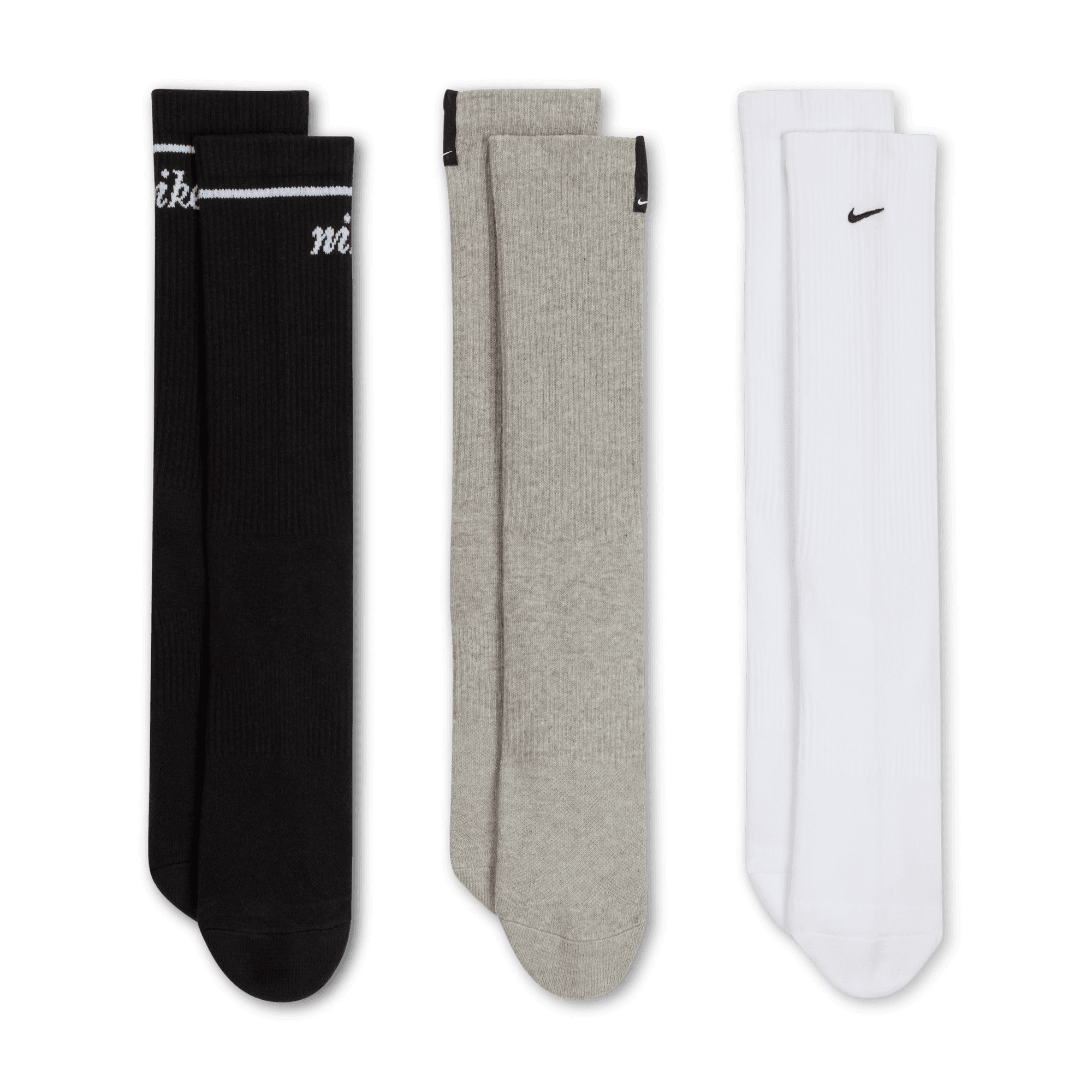 NIKE EVERYDAY PLUS CUSHIONED CREW SOCKS (3 PAIRS)