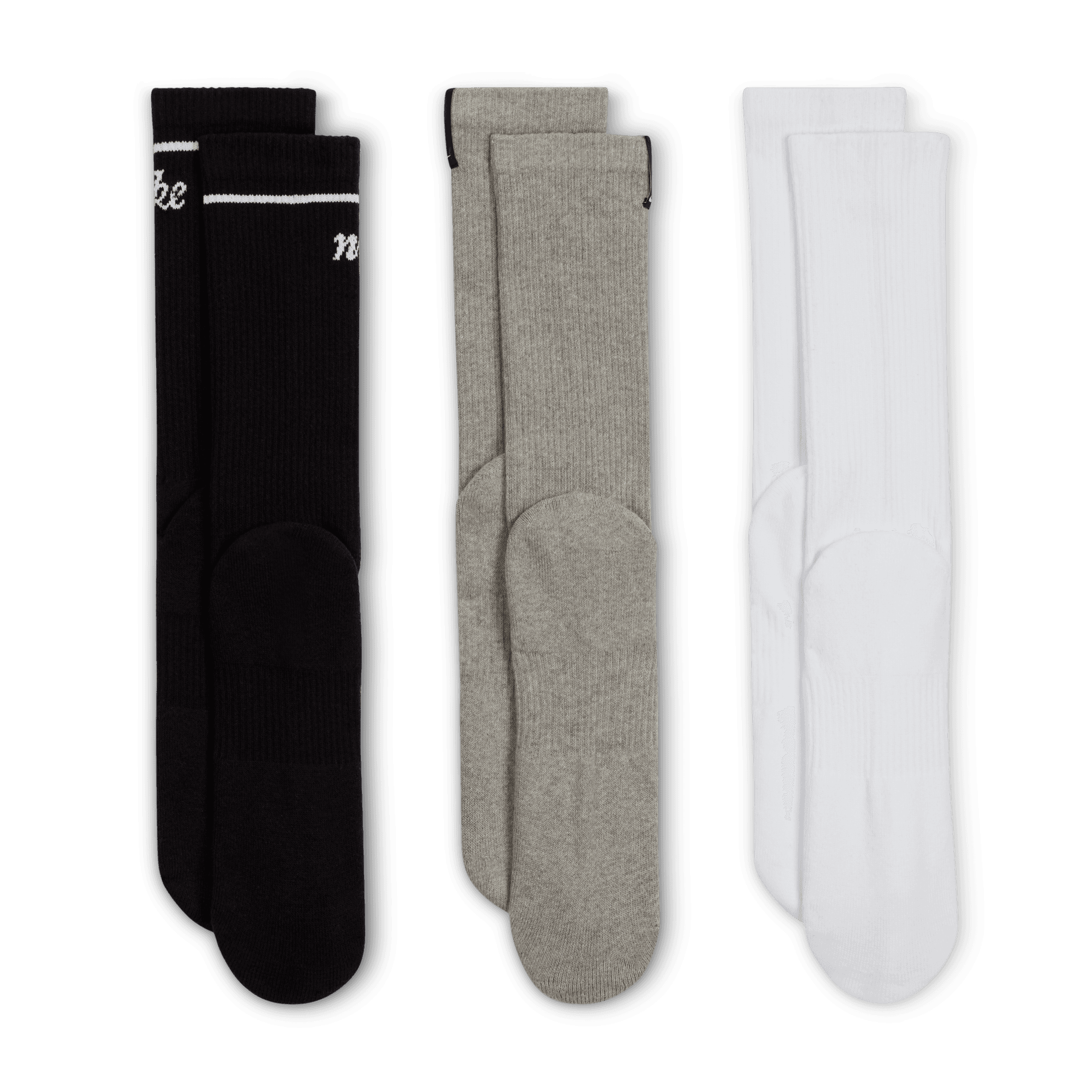 NIKE EVERYDAY PLUS CUSHIONED CREW SOCKS (3 PAIRS)
